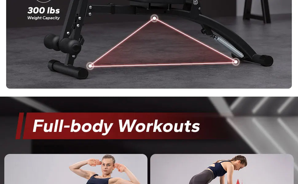 Adjustable Ab Workout Bench