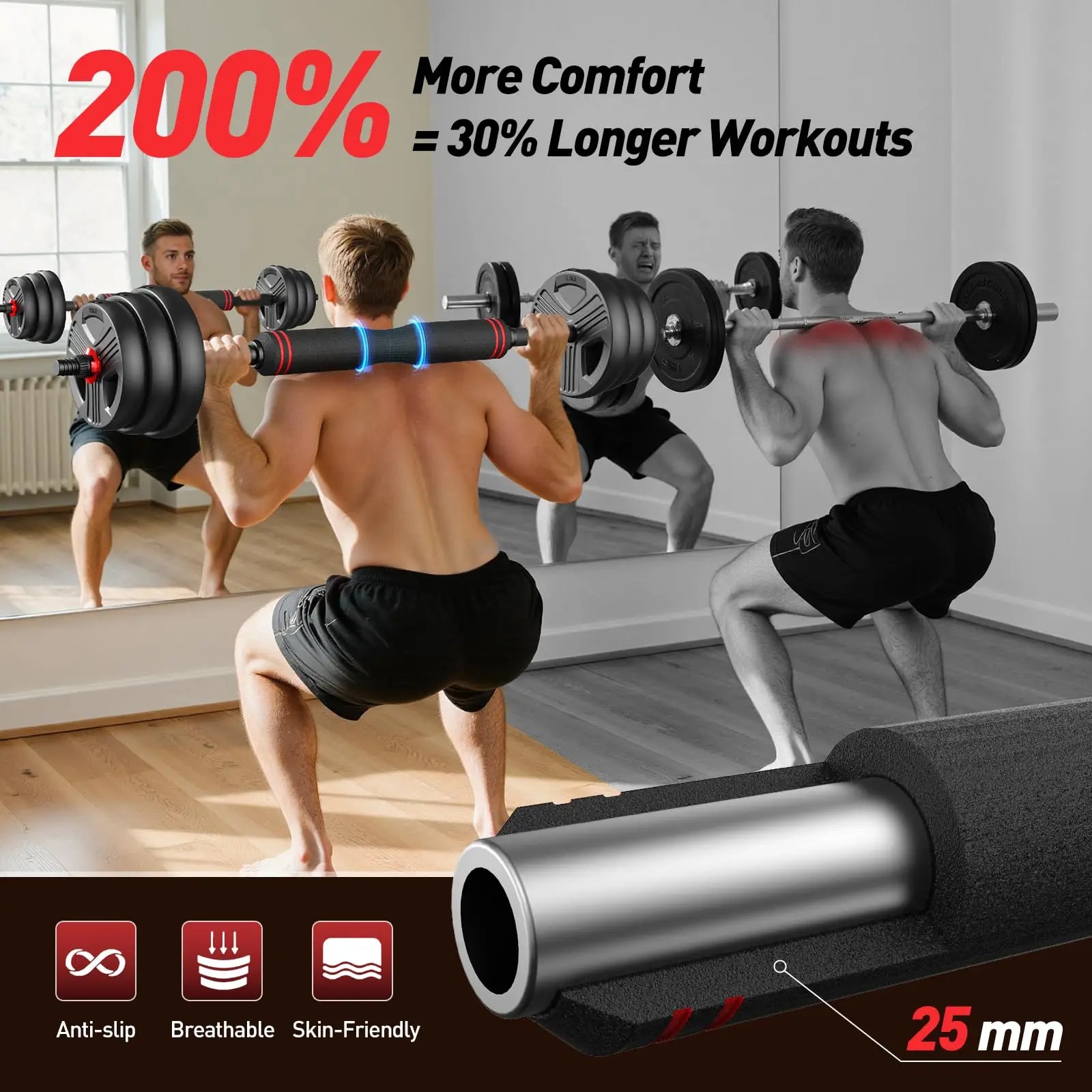 5-in-1 Adjustable Dumbbell Set for Home Gym