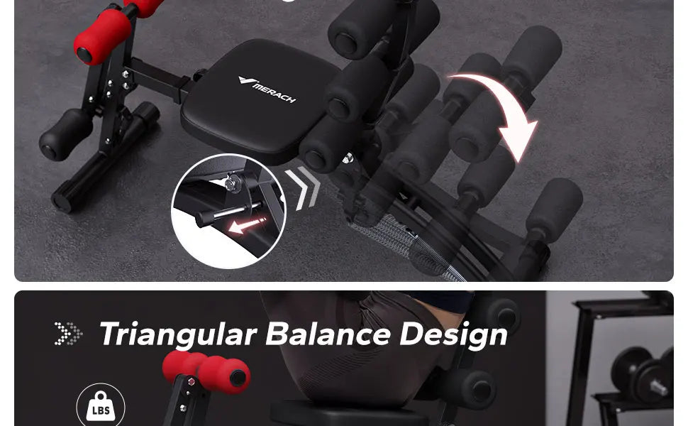 Adjustable Ab Workout Bench