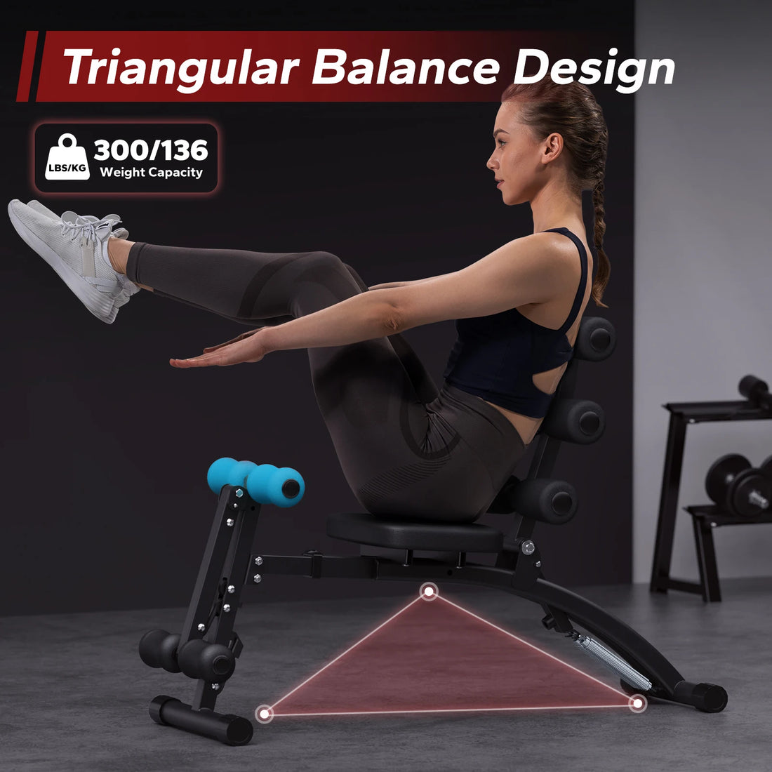 Adjustable Ab Workout Bench