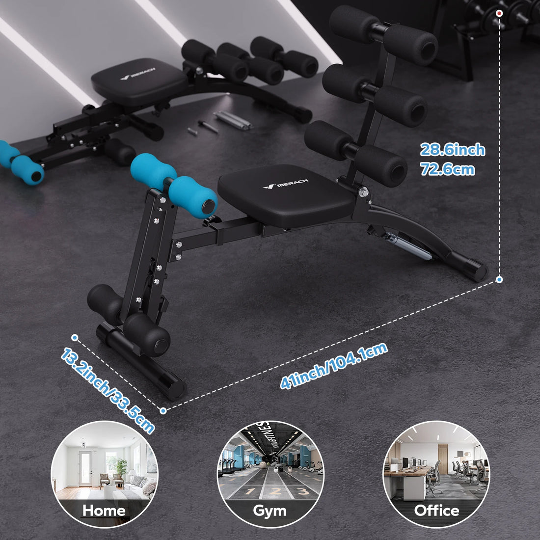 Adjustable Ab Workout Bench