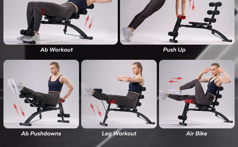 Adjustable Ab Workout Bench