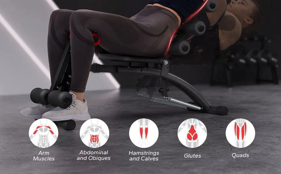 Adjustable Ab Workout Bench