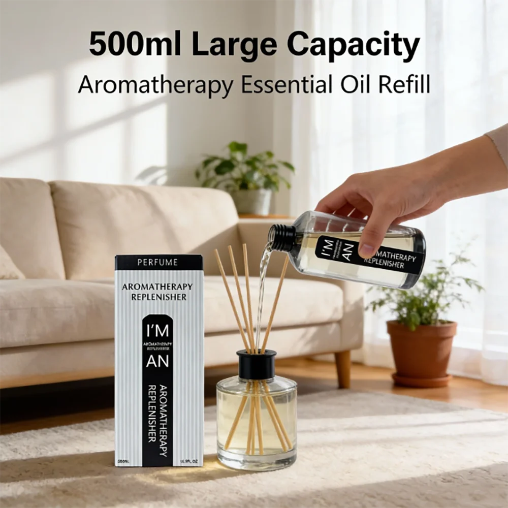 500ML White Tea Aromatherapy Essential Oil Refill for Diffusers