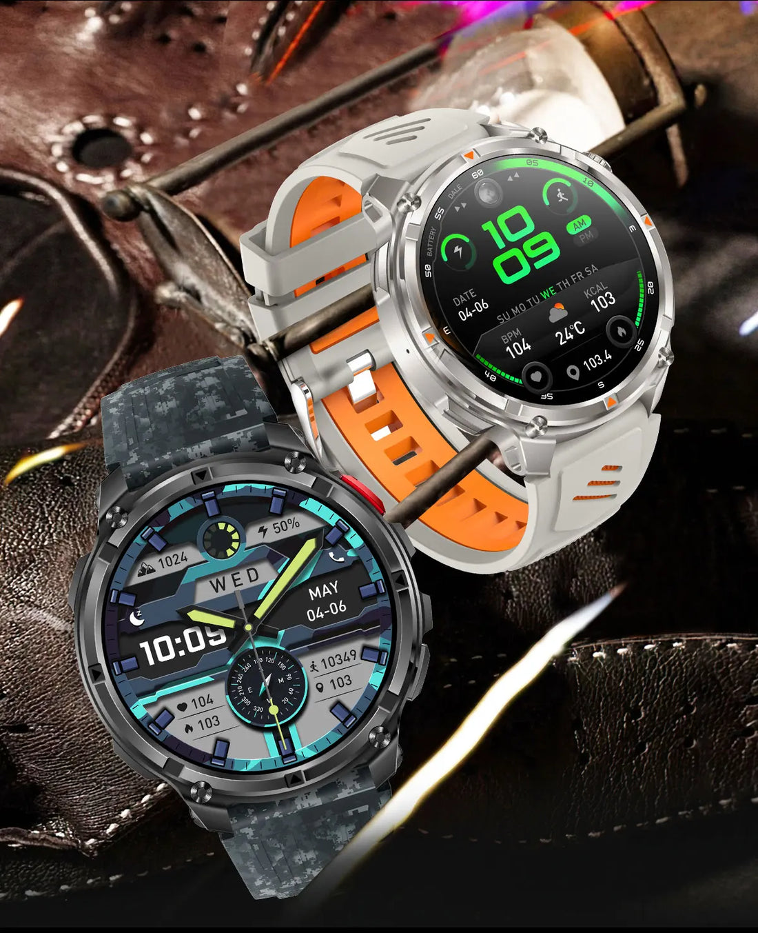 AMOLED GPS Bluetooth Smart Watch