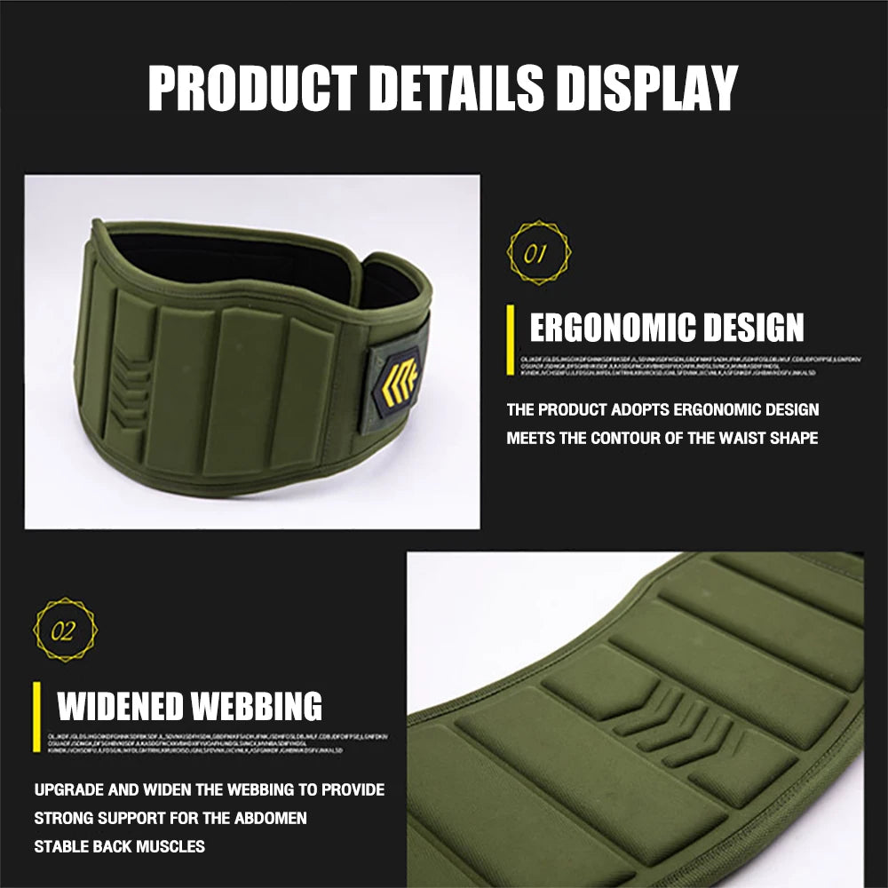 Lightweight Barbell Waist Protector Belt for Weightlifting