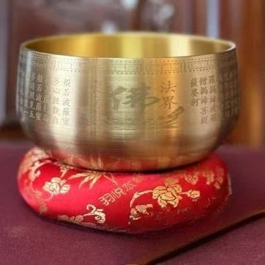Japanese Brass Singing Bowl for Meditation and Relaxation