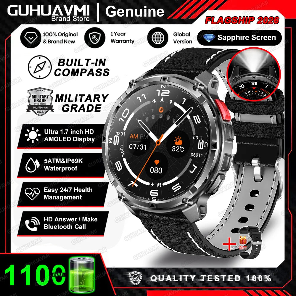 AMOLED GPS Bluetooth Smart Watch