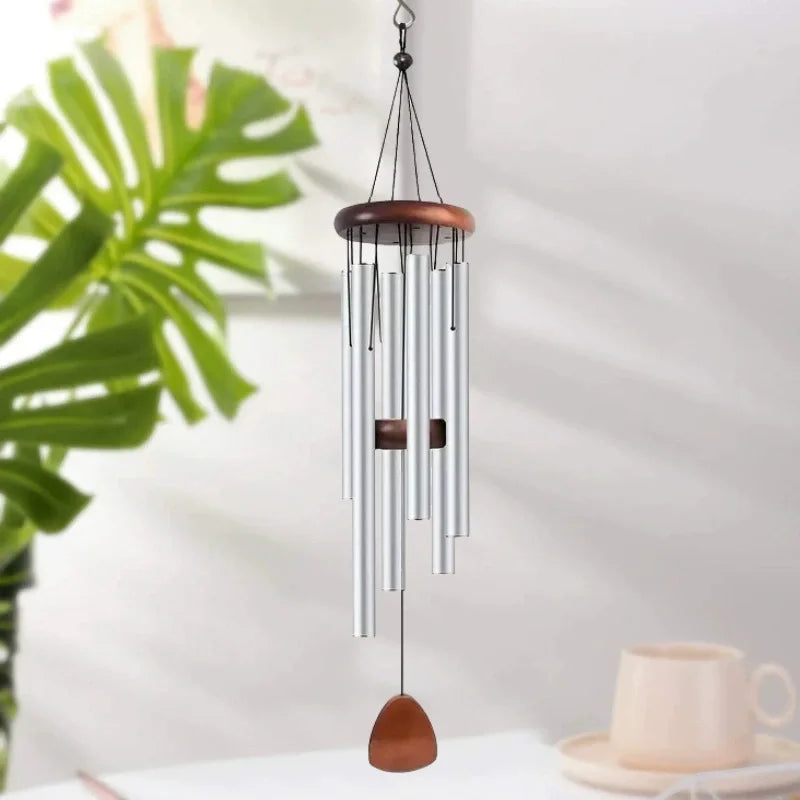 Retro Aluminum Tube Wind Chime Outdoor Home Decoration Pendant
