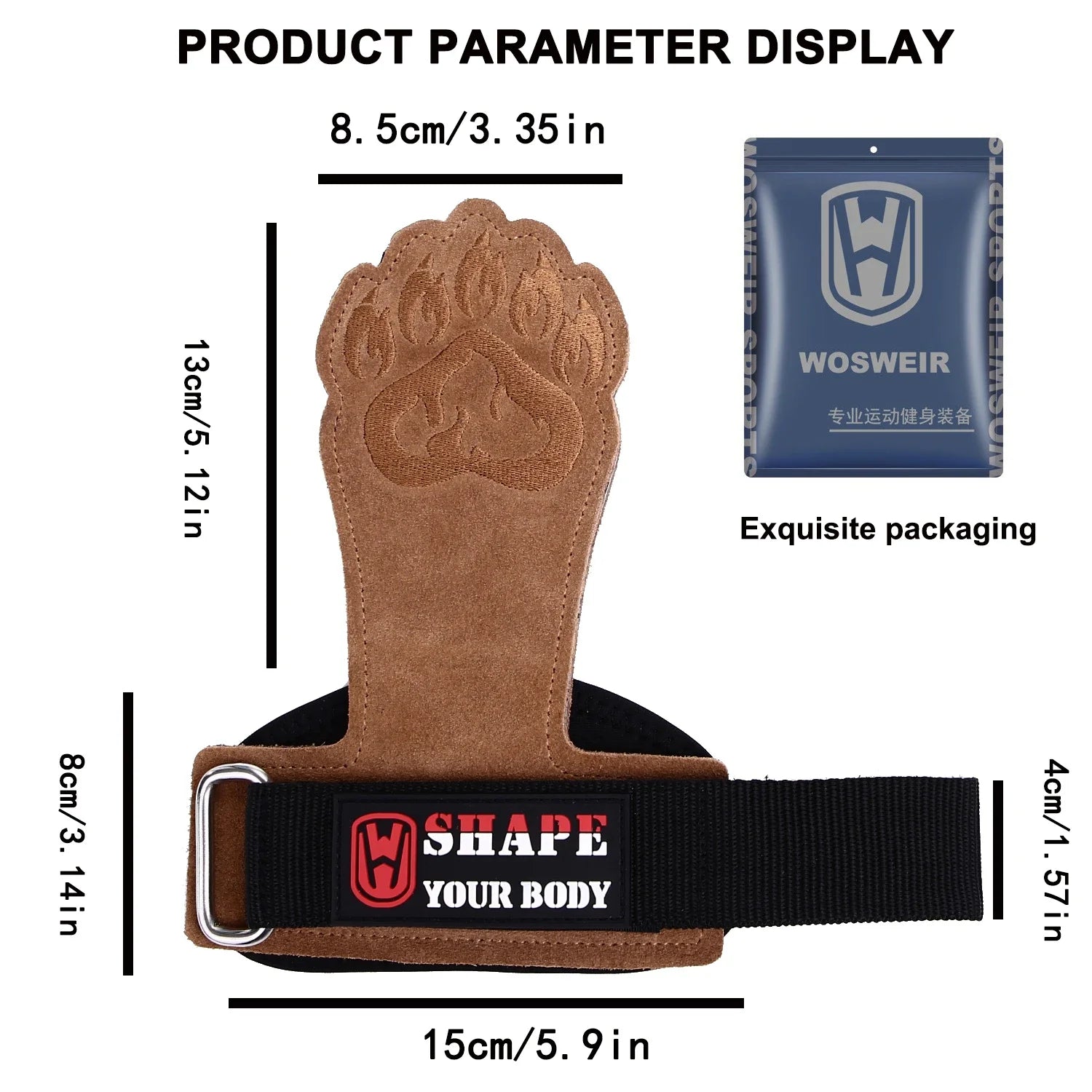 Weightlifting Gloves for CrossFit Training and Workouts