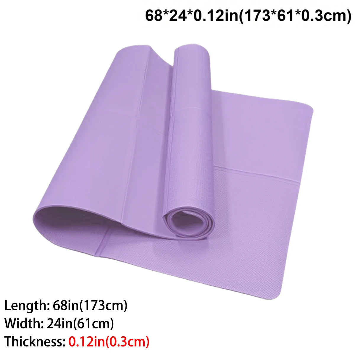 Foldable EVA Yoga Mat for Travel and Fitness