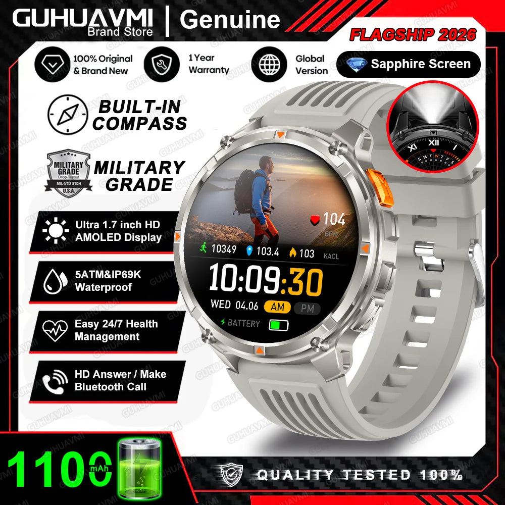 AMOLED GPS Bluetooth Smart Watch