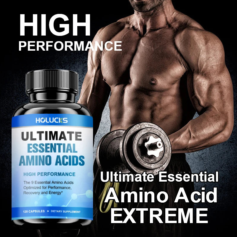 Advanced Amino Acid Capsules for Muscle Building Support