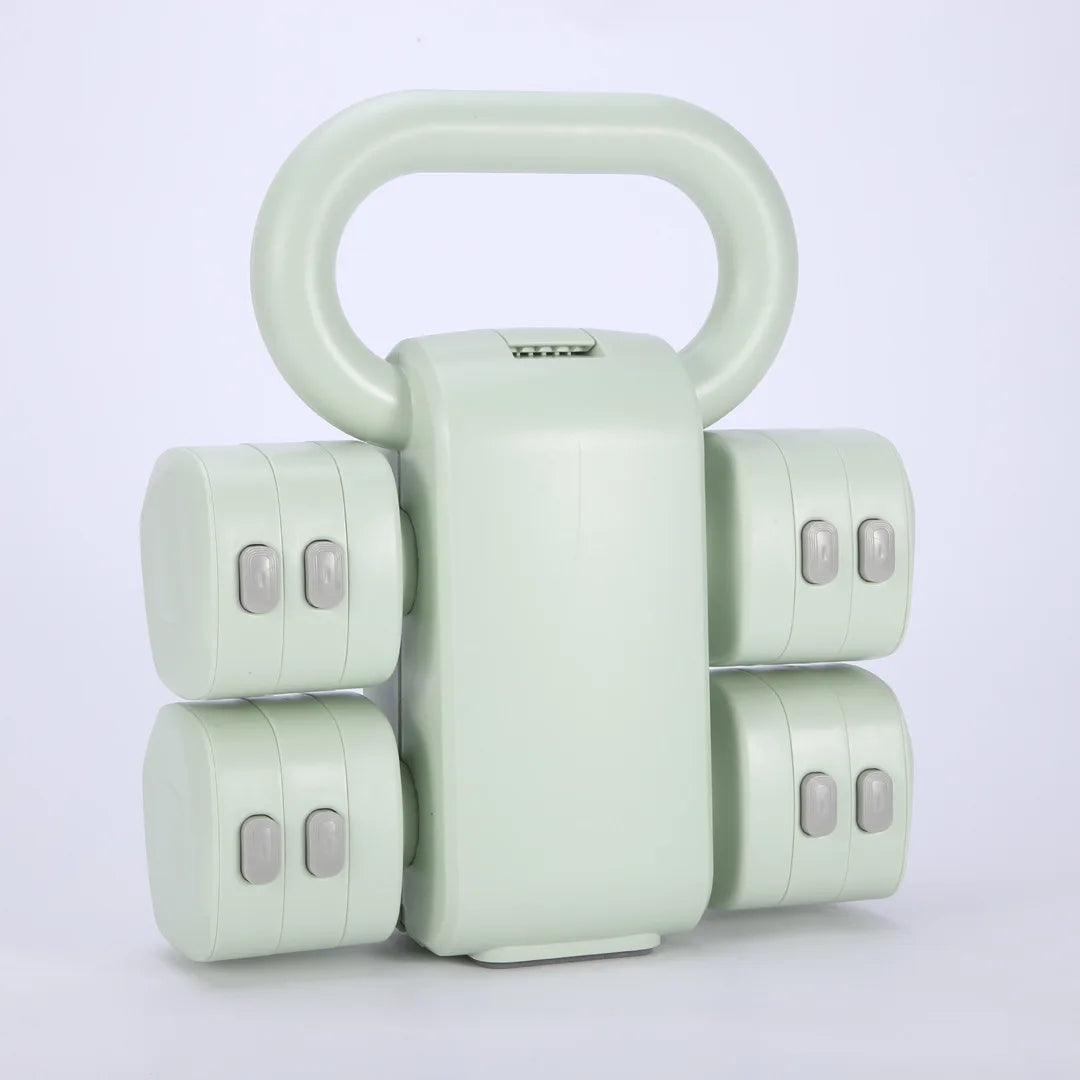 2-in-1 Adjustable Dumbbell and Kettlebell Fitness Set