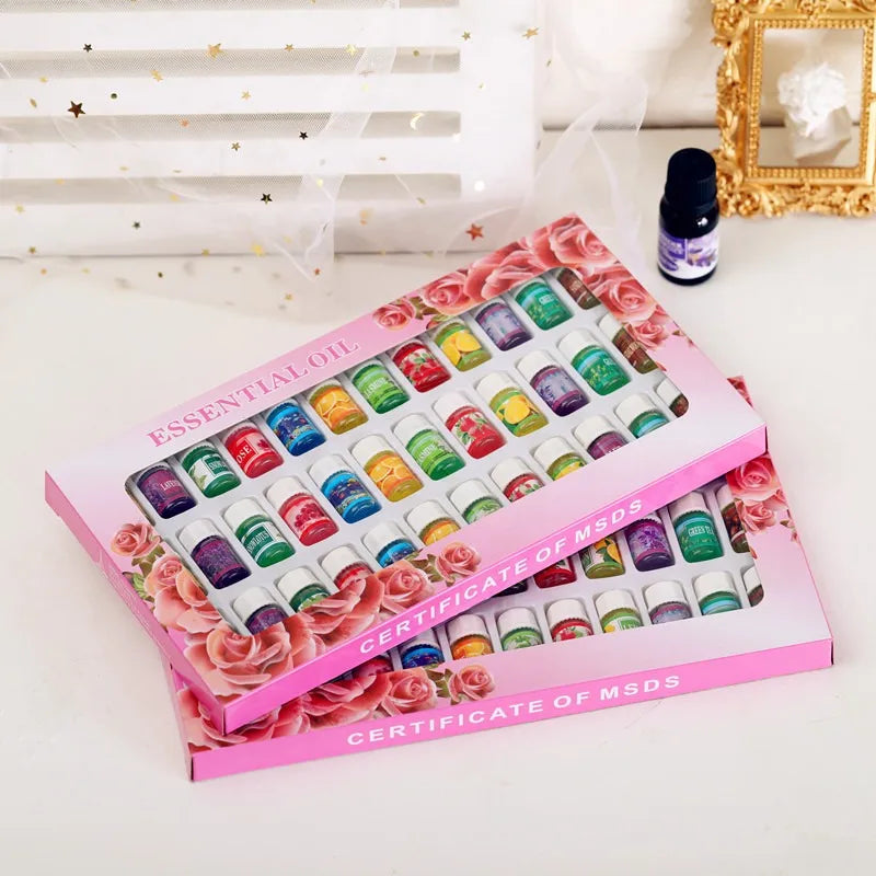 36-Piece Water-Soluble Aromatherapy Essential Oil Set