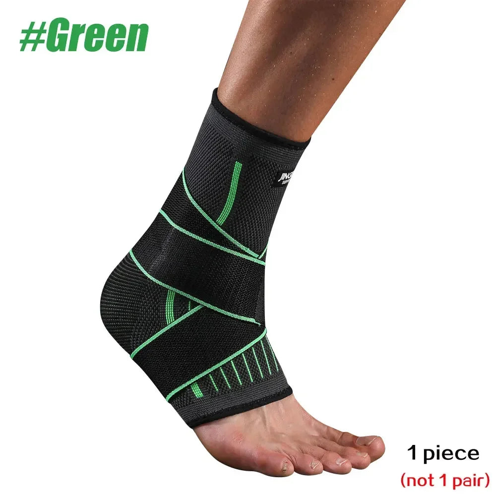 Adjustable Compression Ankle Brace Support Sleeve for Running