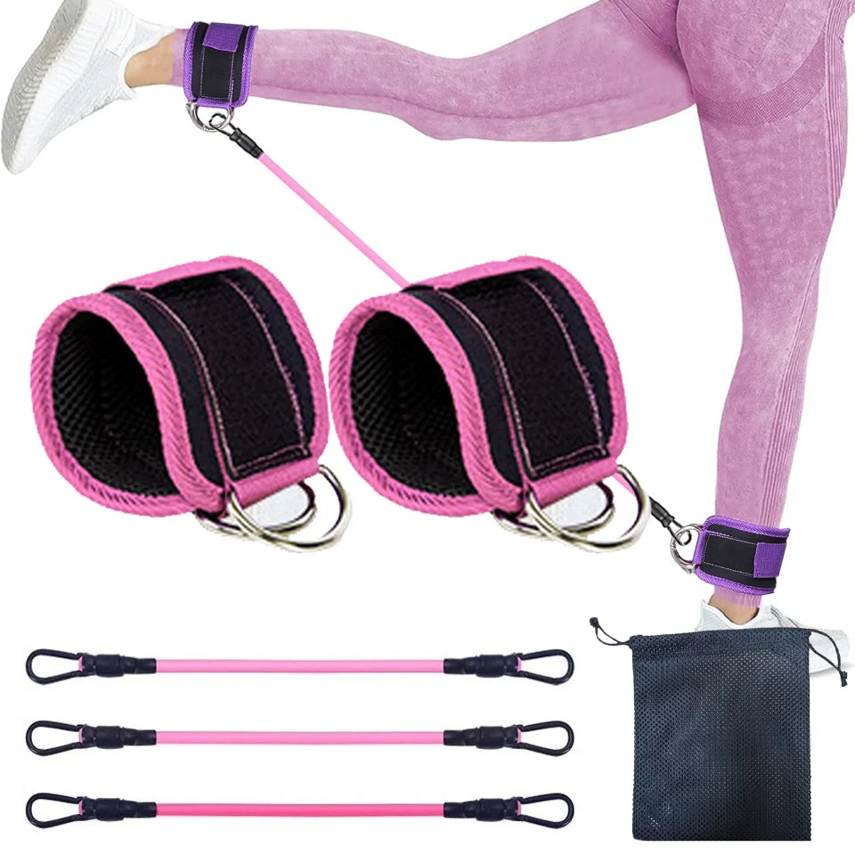 D-Ring Ankle Cuffs Resistance Training Straps Unisex