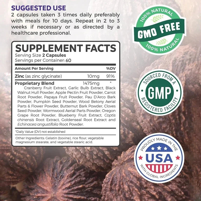 Intestinal Cleanse Supplement for Digestive Wellness Support