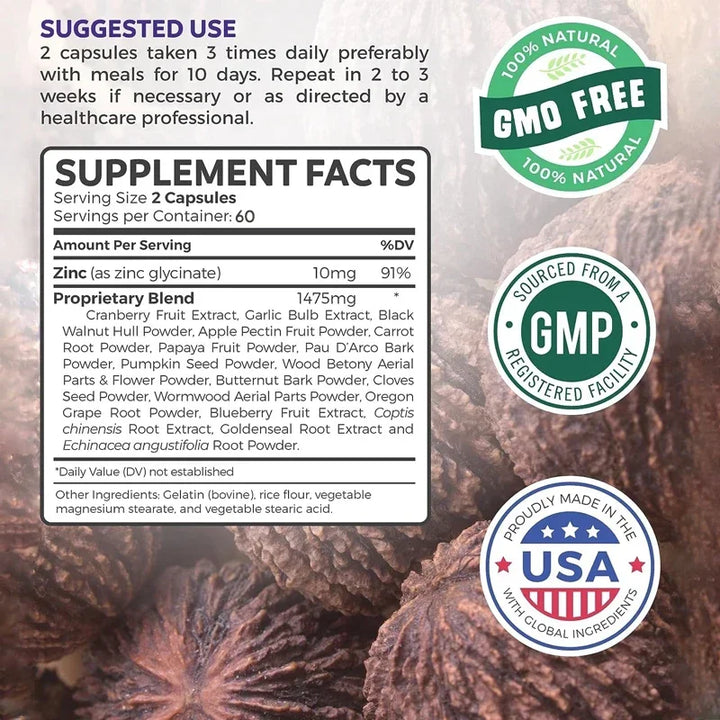Intestinal Cleanse Supplement for Digestive Wellness Support