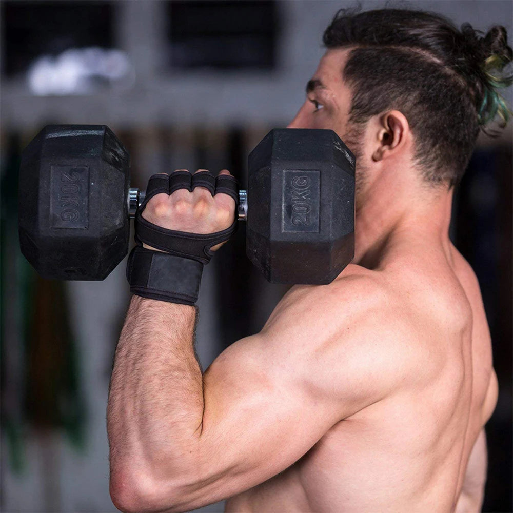 Workout Training Gloves with Wrist Support for Weightlifting Fitness