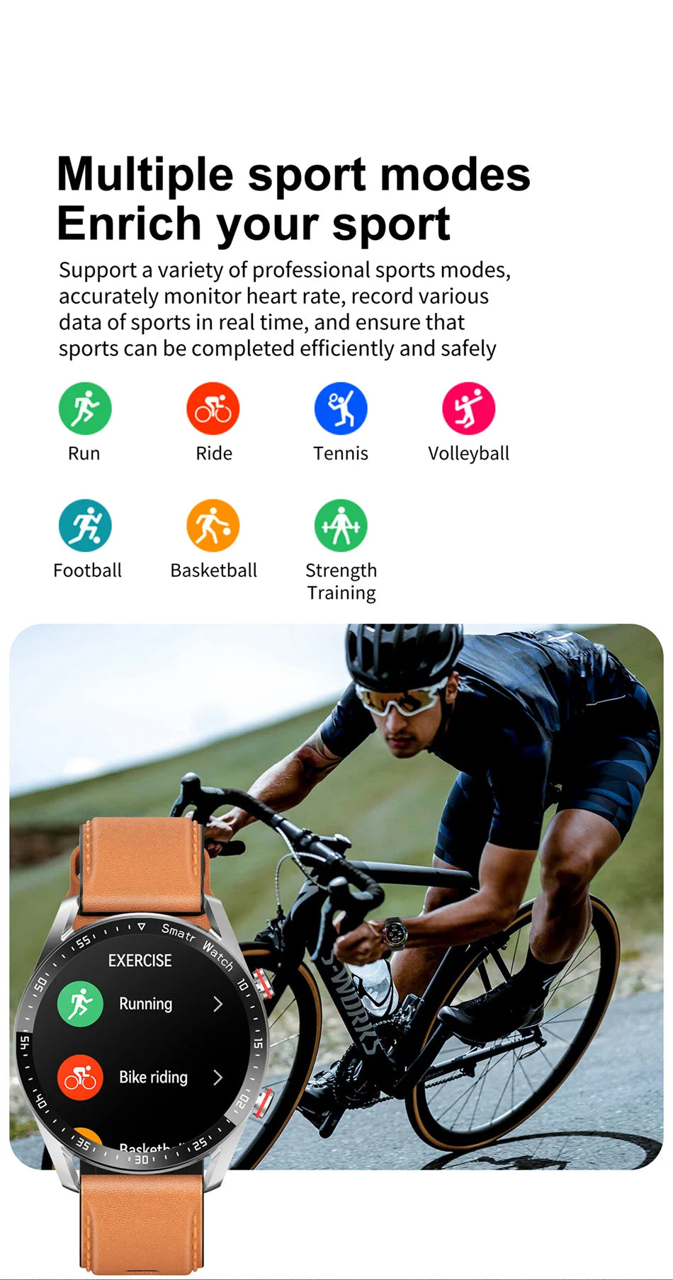Bluetooth Health Smart Watch
