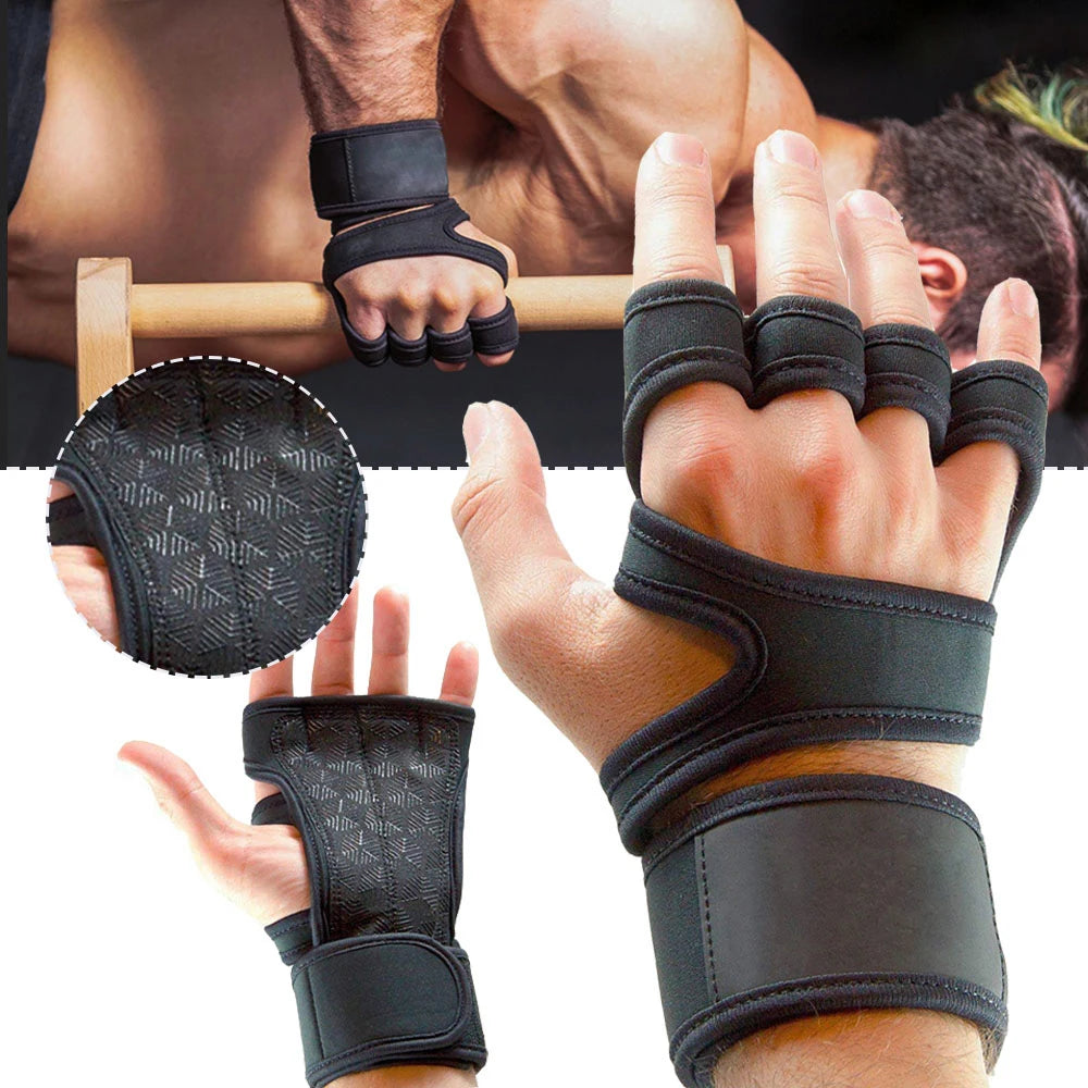 Workout Training Gloves with Wrist Support for Weightlifting Fitness