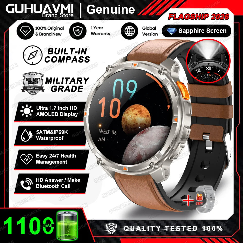 AMOLED GPS Bluetooth Smart Watch