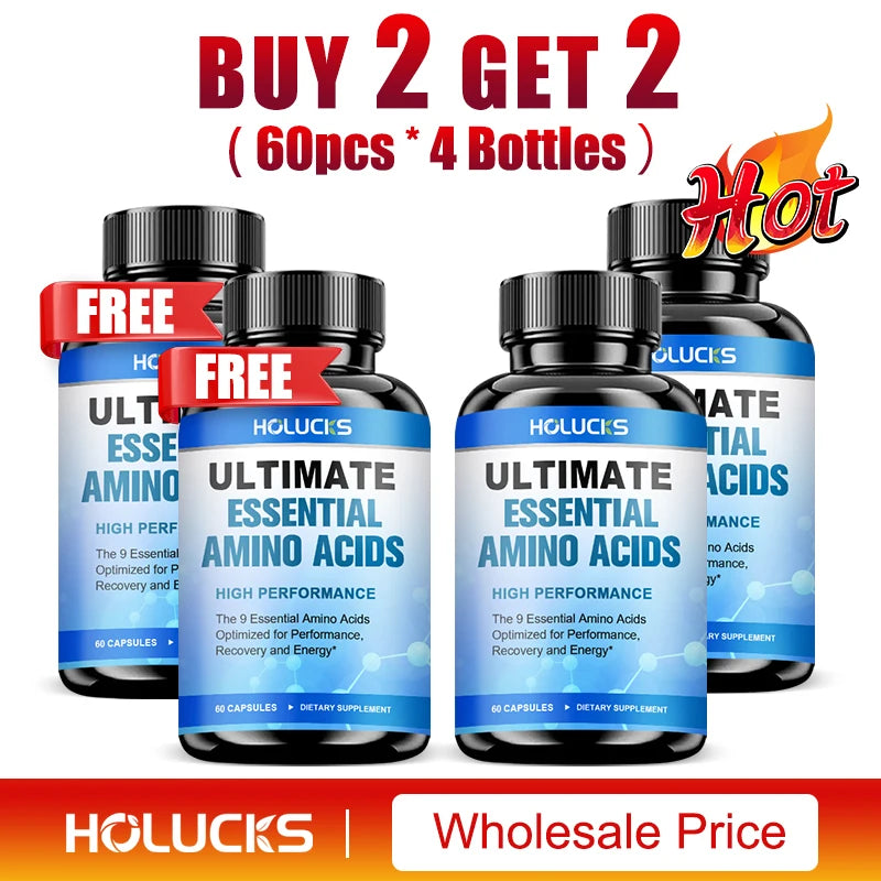 Advanced Amino Acid Capsules for Muscle Building Support