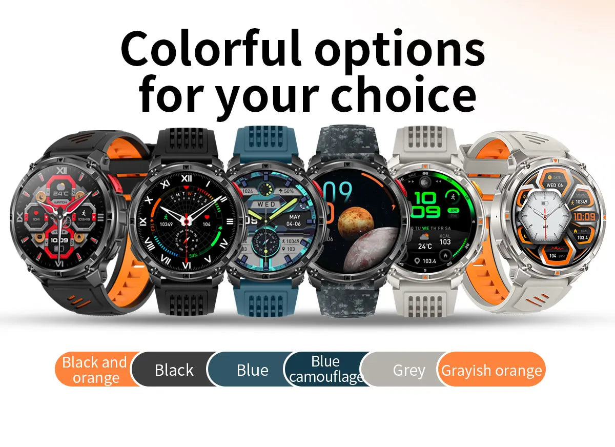 AMOLED GPS Bluetooth Smart Watch