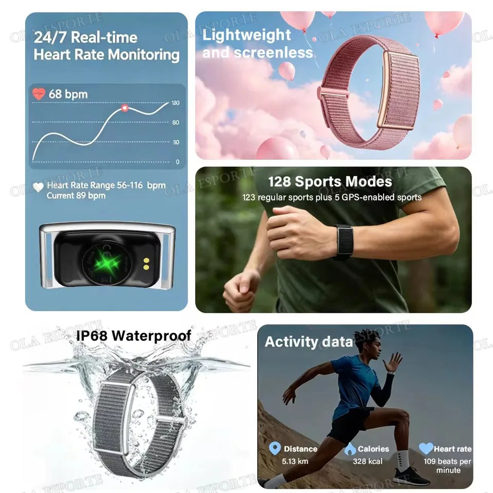 2026 Fitness Tracker Smart Bracelet with Heart Rate Monitor