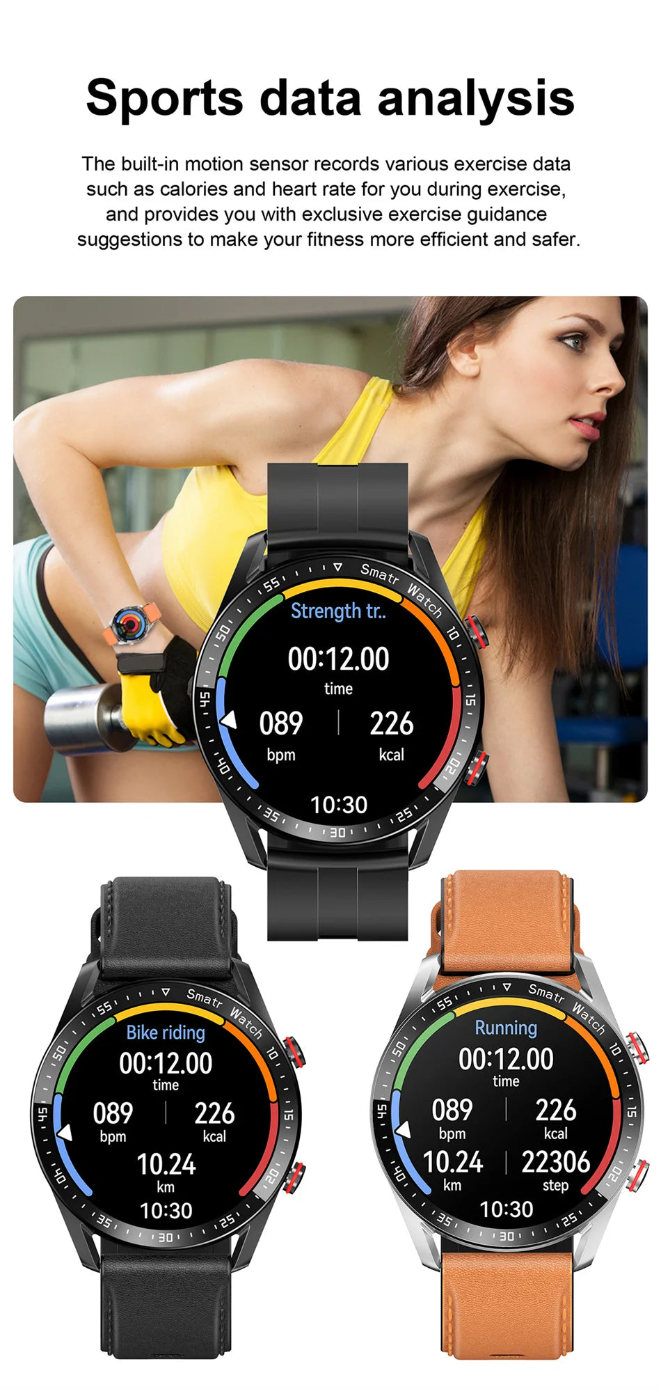 Bluetooth Health Smart Watch