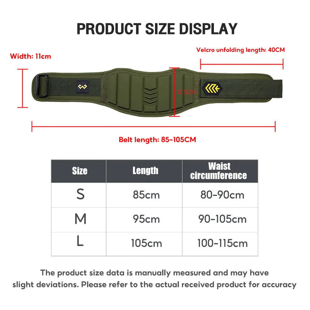 Lightweight Barbell Waist Protector Belt for Weightlifting
