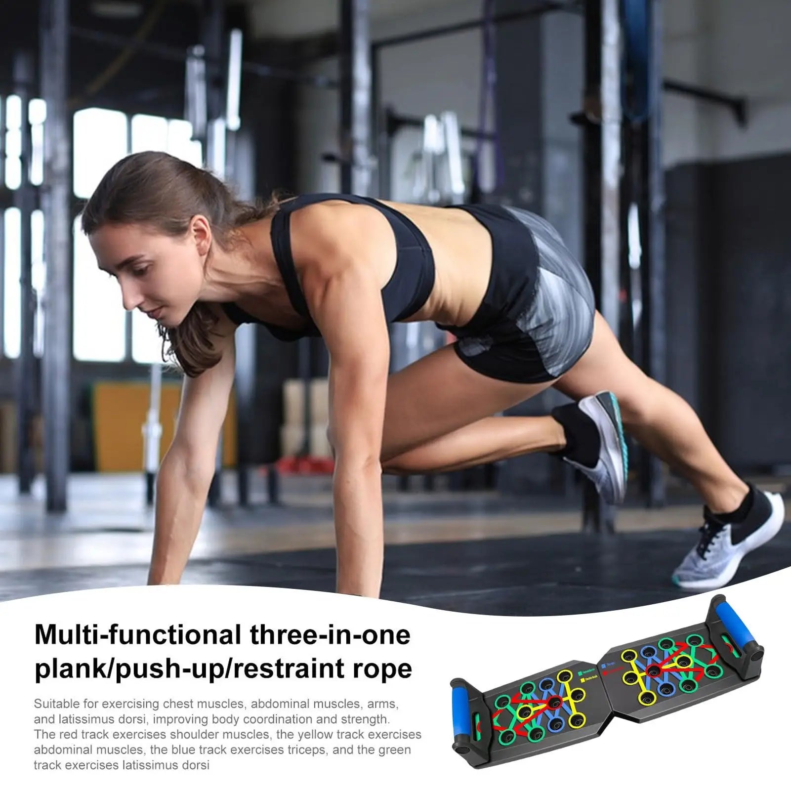 Portable Push Up Board Multi-Function Home Workout System