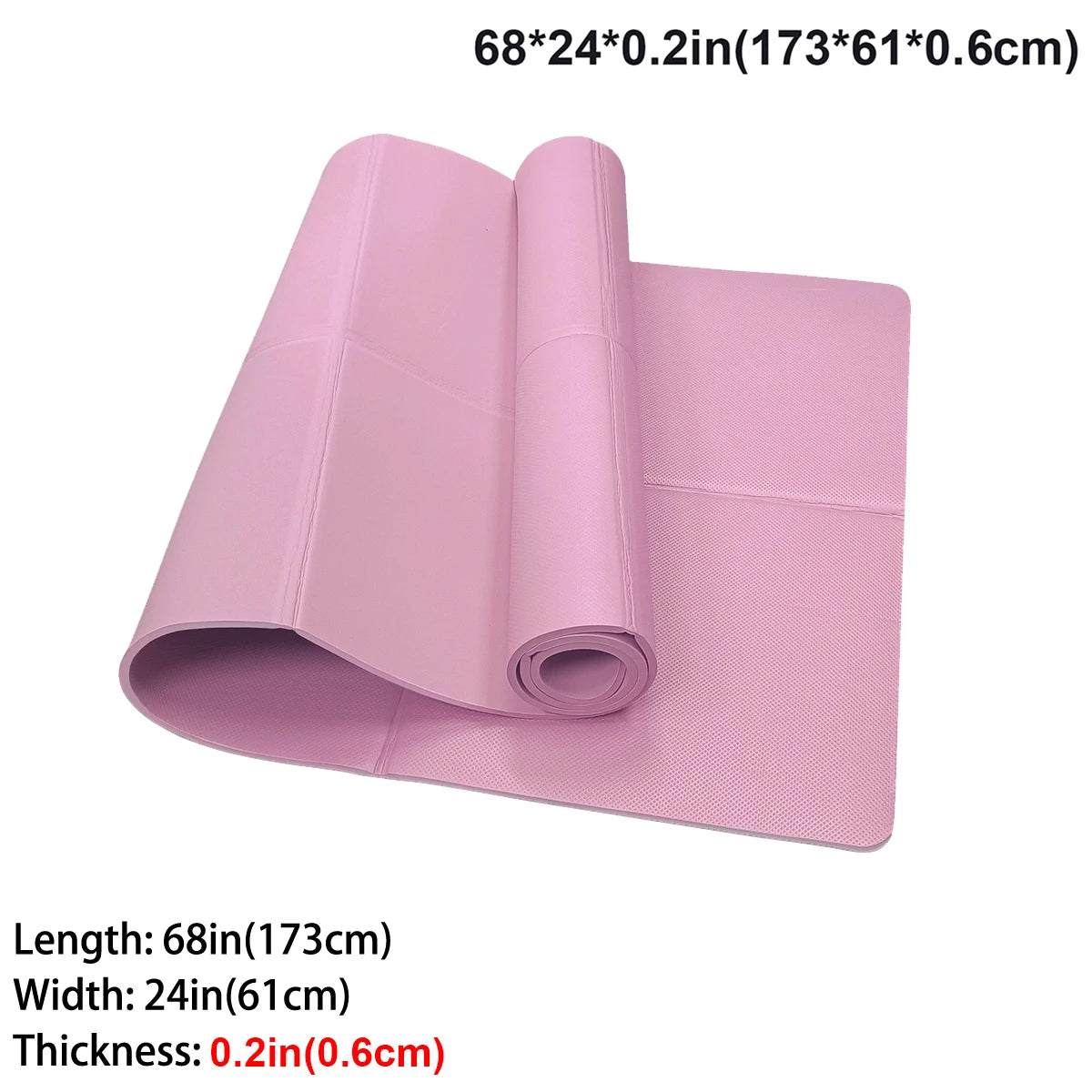 Foldable EVA Yoga Mat for Travel and Fitness