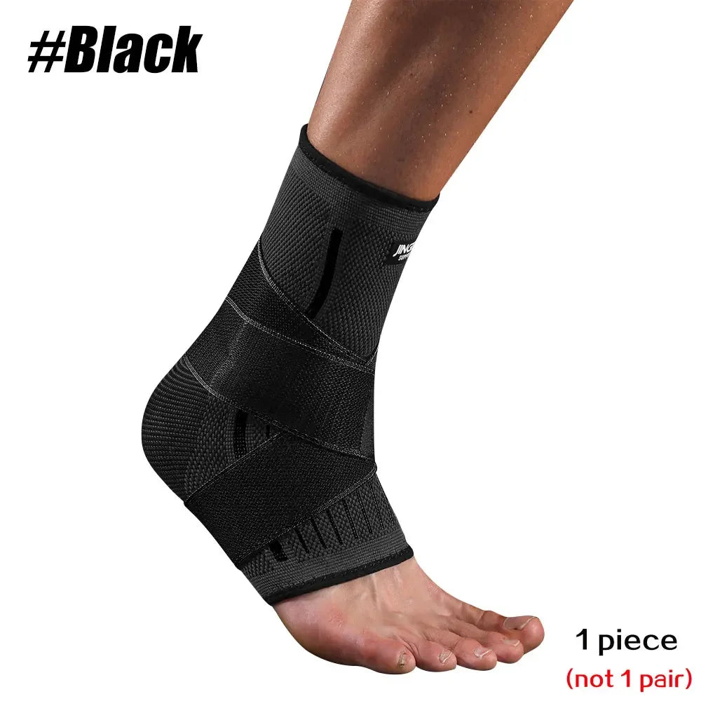 Adjustable Compression Ankle Brace Support Sleeve for Running