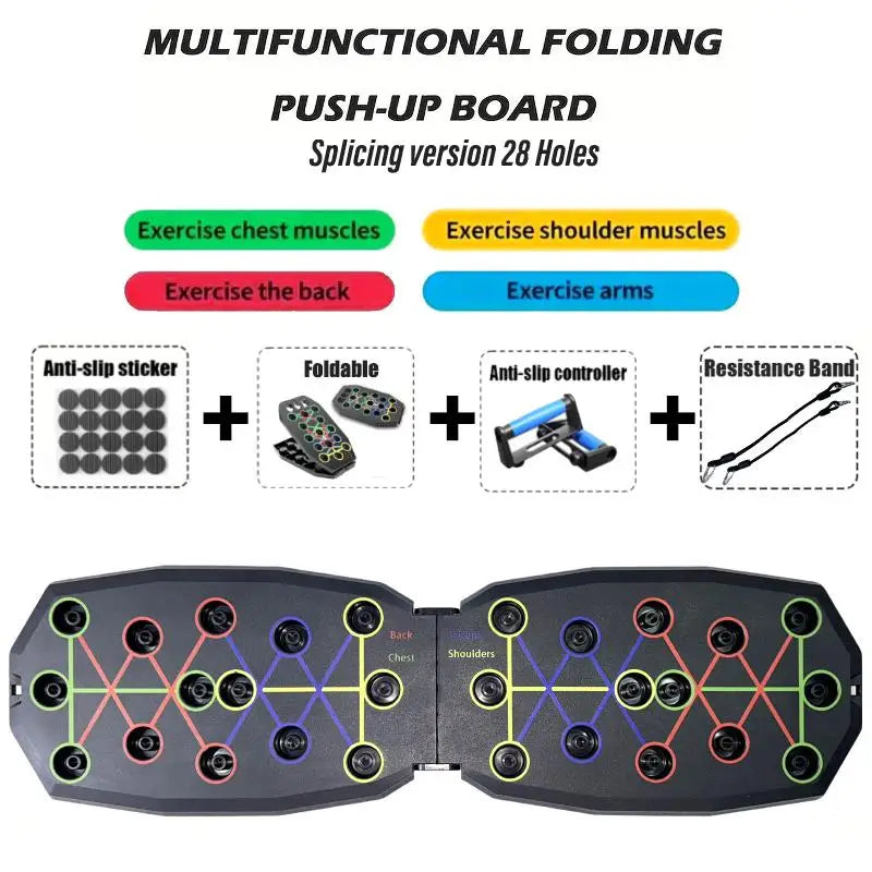Portable Push Up Board Multi-Function Home Workout System