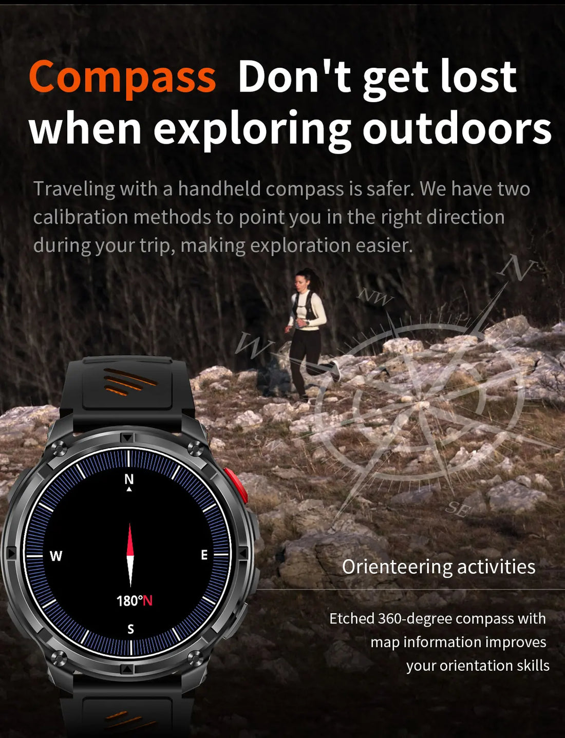 AMOLED GPS Bluetooth Smart Watch