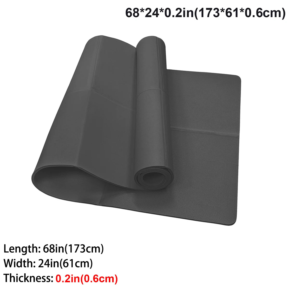 Foldable EVA Yoga Mat for Travel and Fitness