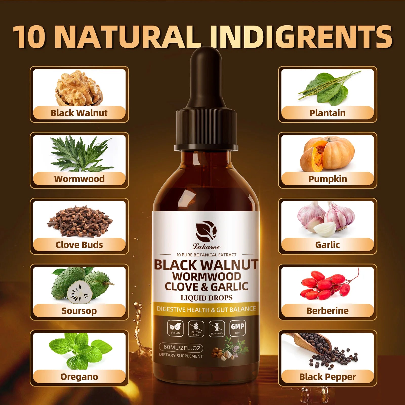 Black Walnut Herbal Drops