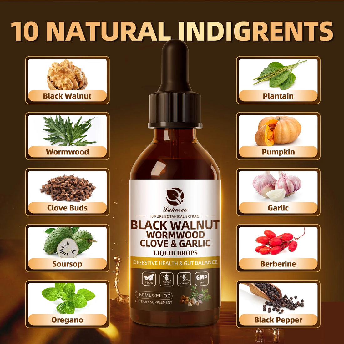 Black Walnut Herbal Drops