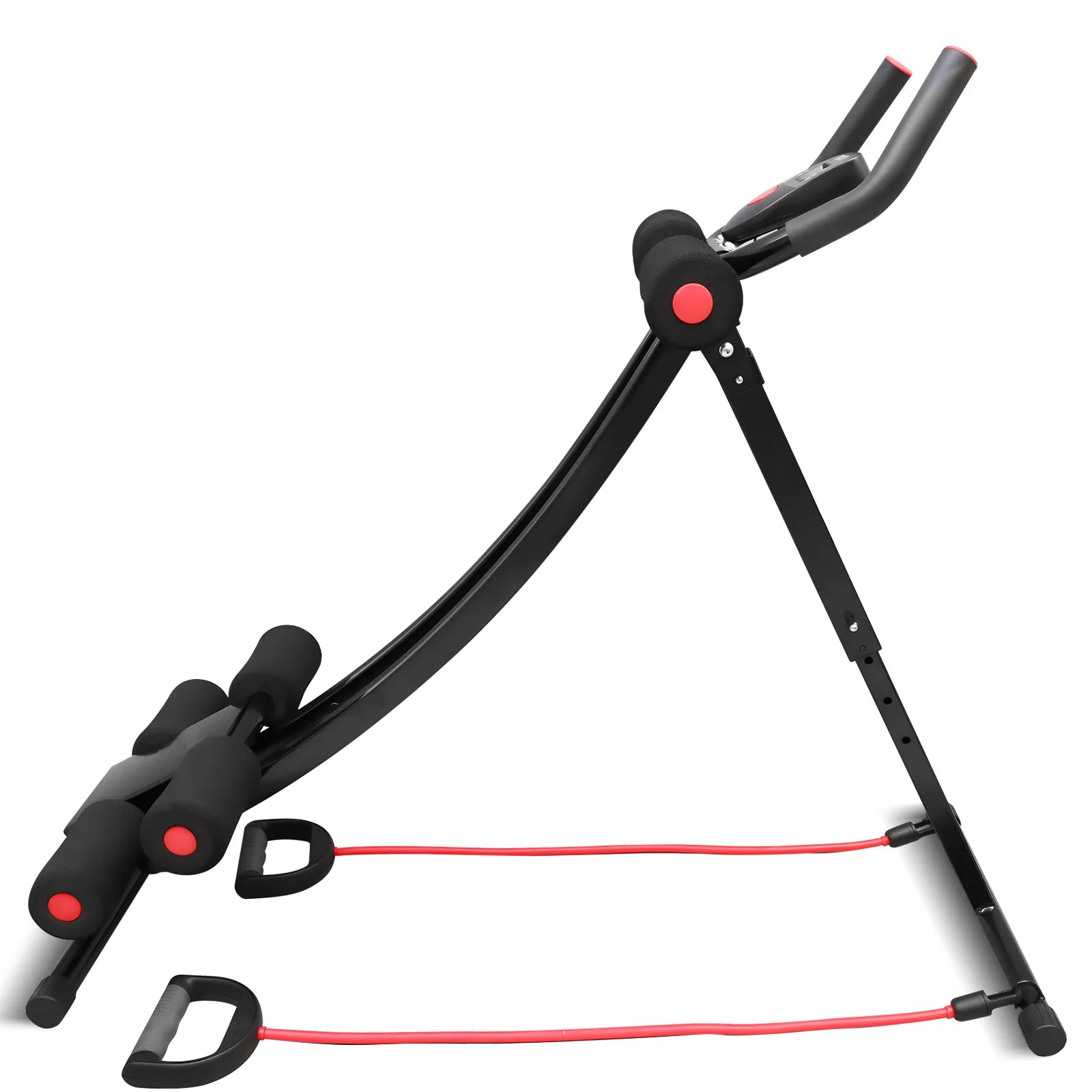 Foldable Ab Machine with LCD Display Trainer