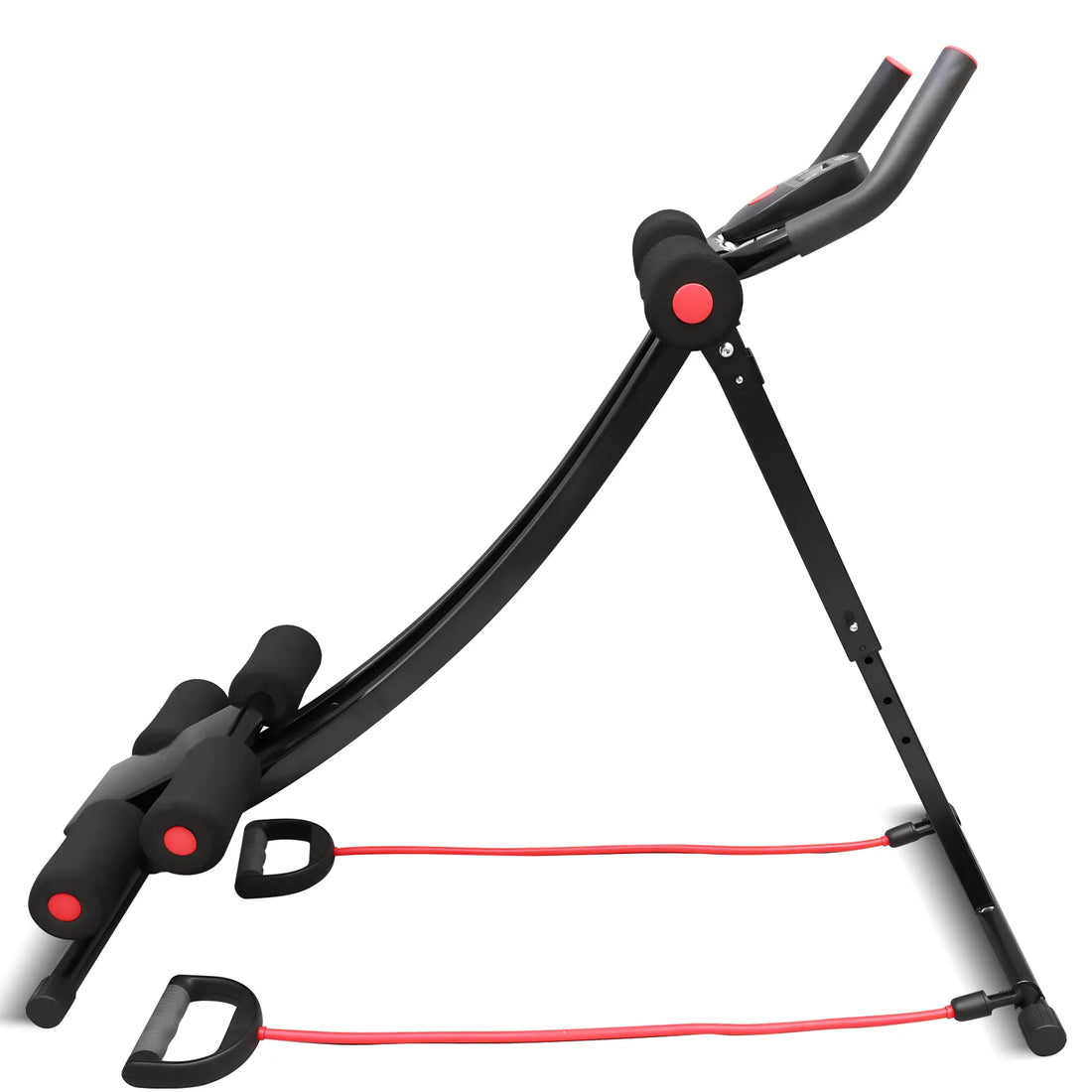 Foldable Ab Machine with LCD Display Trainer
