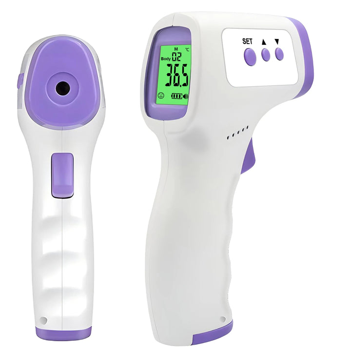 Digital Forehead Thermometer and Portable Finger Pulse Oximeter