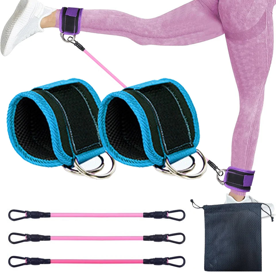 D-Ring Ankle Cuffs Resistance Training Straps Unisex