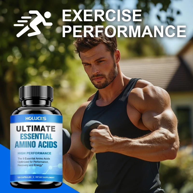 Advanced Amino Acid Capsules for Muscle Building Support