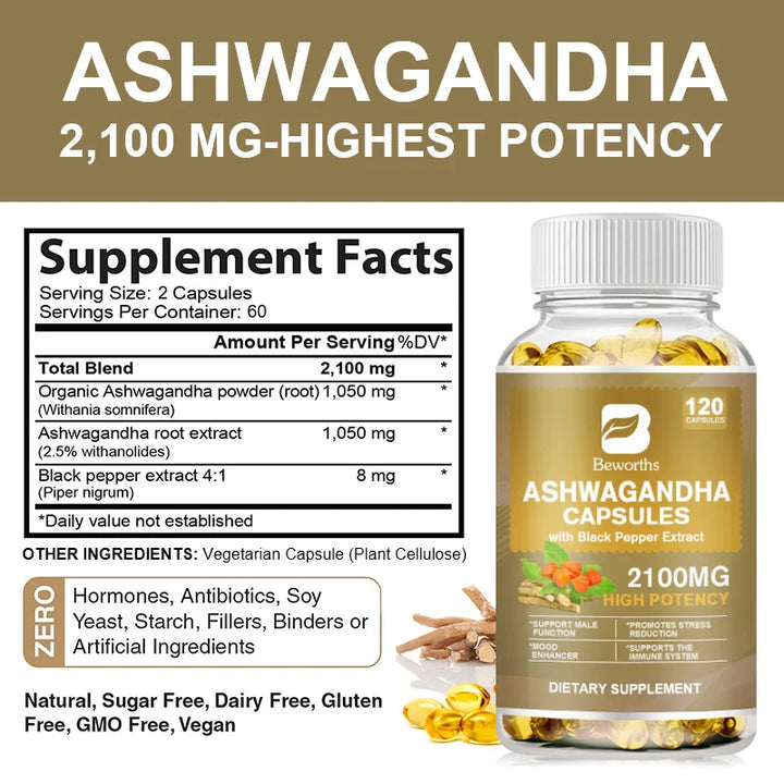 Ashwagandha Root Extract Capsules