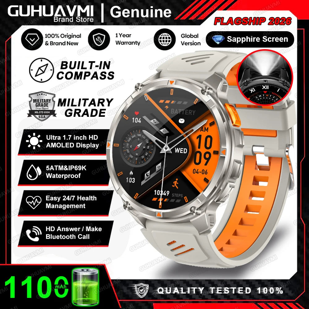 AMOLED GPS Bluetooth Smart Watch