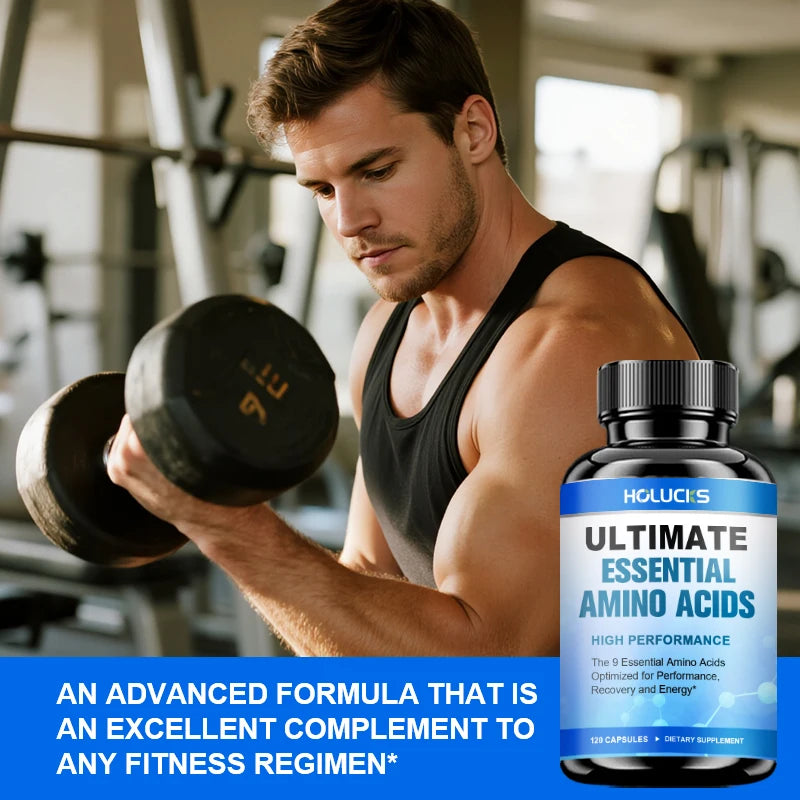 Advanced Amino Acid Capsules for Muscle Building Support