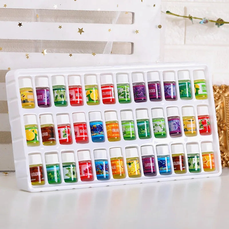 36-Piece Water-Soluble Aromatherapy Essential Oil Set