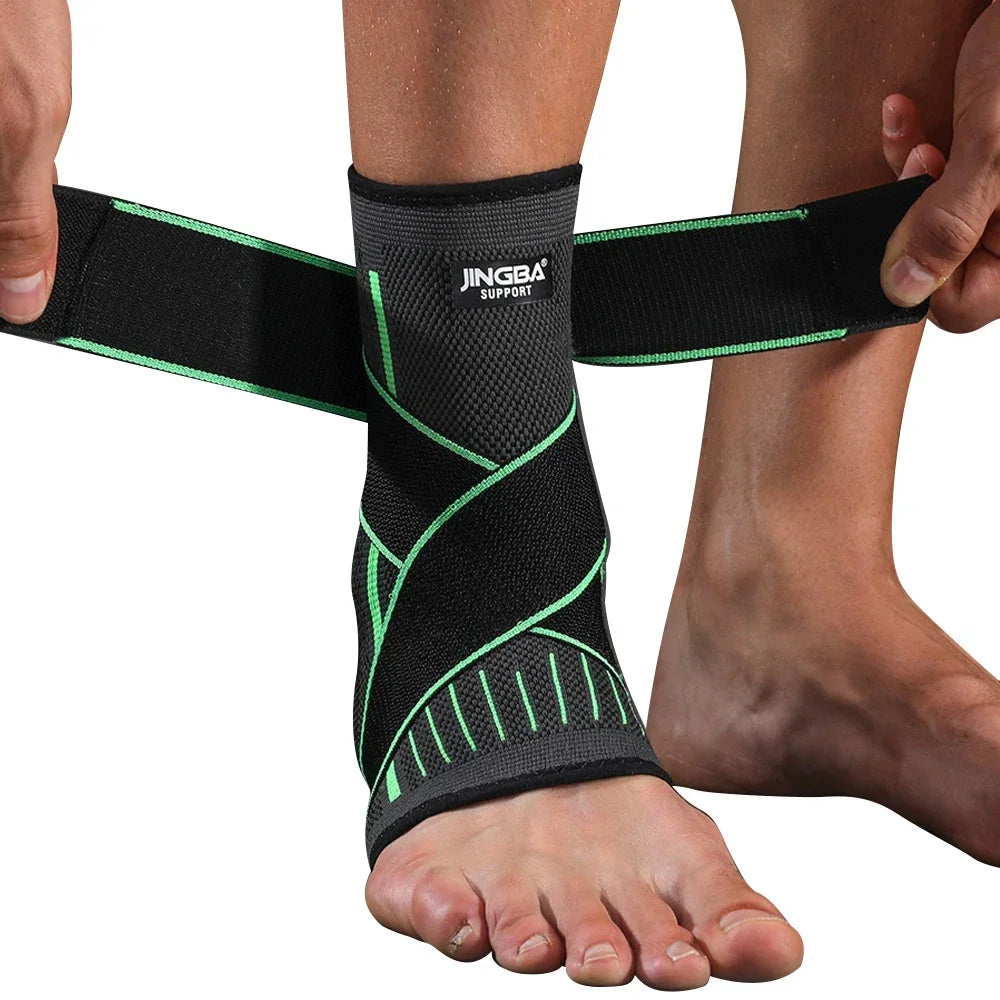 Adjustable Compression Ankle Brace Support Sleeve for Running